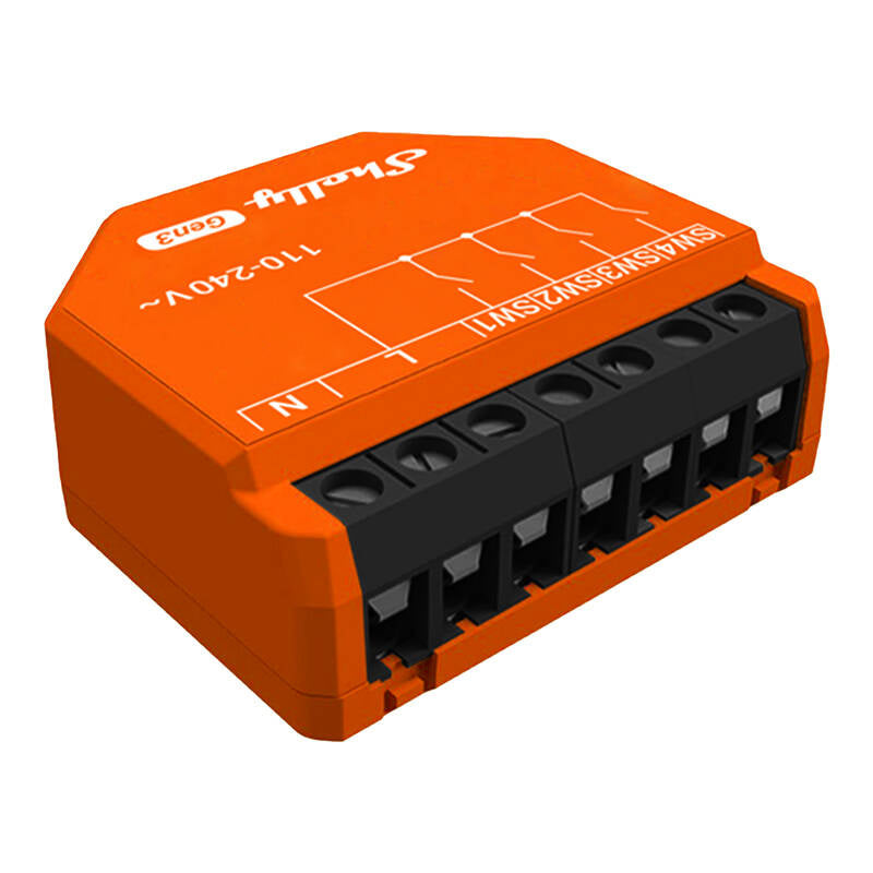 Shelly i4 Gen3 kontrolieris, WiFi/Bluetooth
