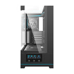 Darkflash DY450 ​​PRO datora korpuss (melns) + 1 ventilators
