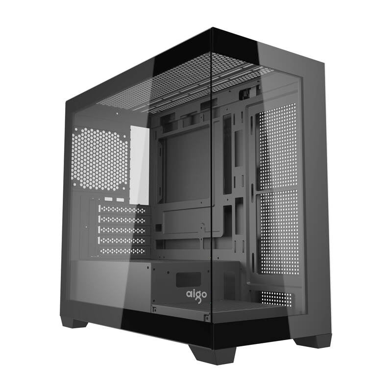 Darkflash C218M datora korpuss + 6 ARGB ventilatori (melns)