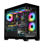Darkflash C218M datora korpuss + 6 ARGB ventilatori (melns)
