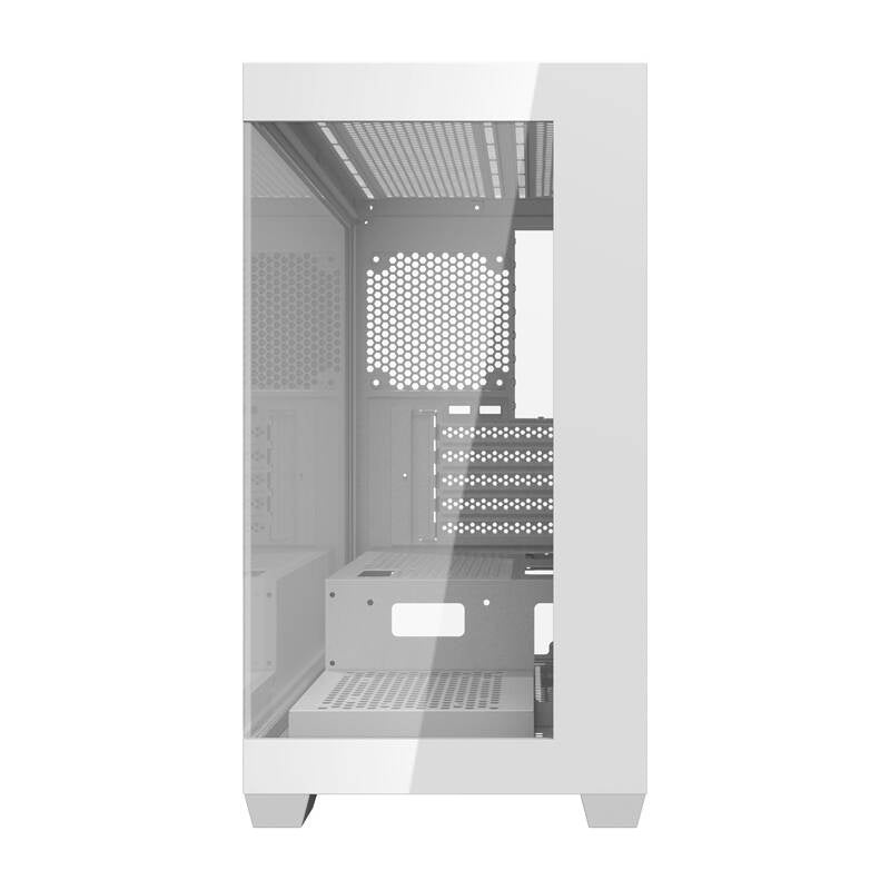 Darkflash C218M computer case + 6 ARGB fans (white)