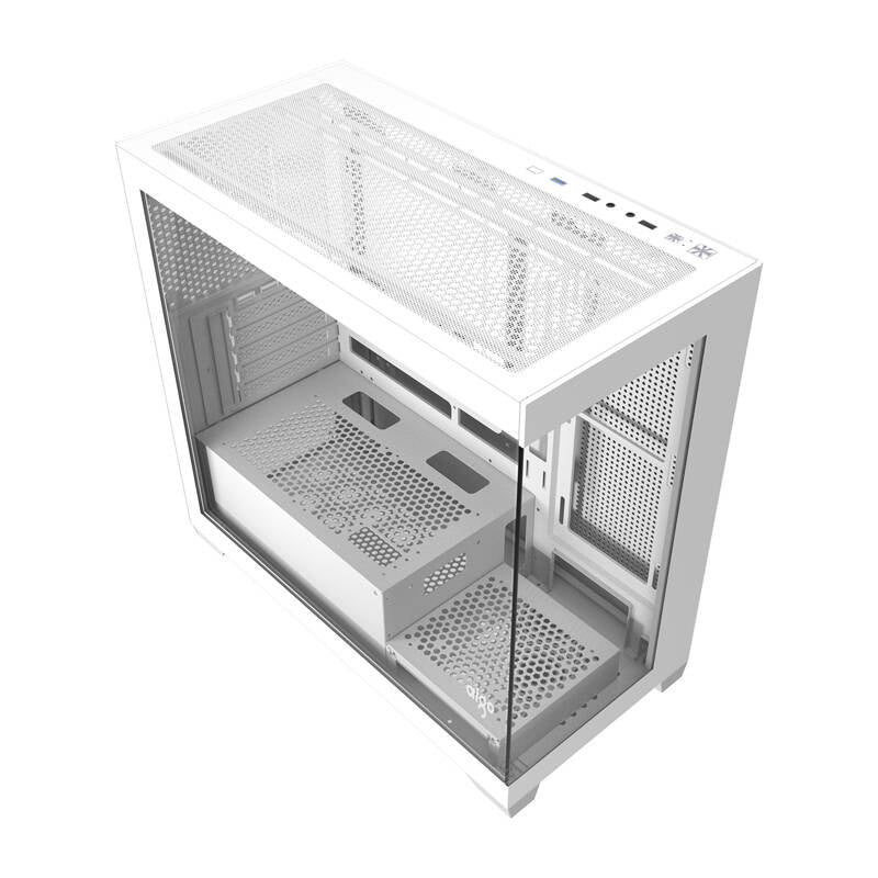 Darkflash C218M datora korpuss + 6 ARGB ventilatori (balts)