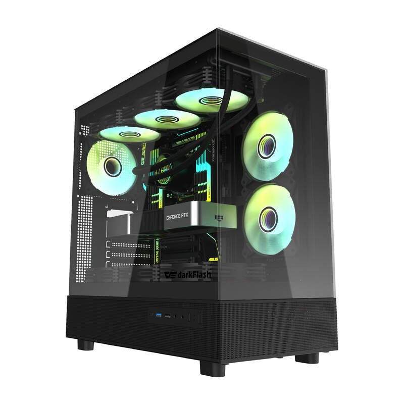 Darkflash DPX90 datora korpuss (melns)