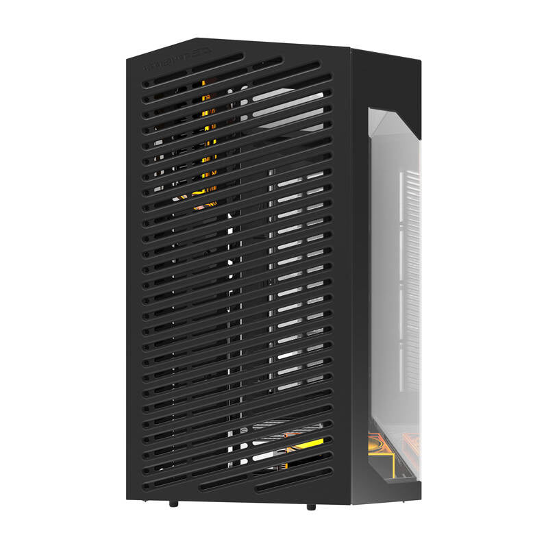 Darkflash DY470 datora korpuss (melns) + 4 ventilatori