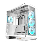 Darkflash DY470 datora korpuss (balts) + 4 ventilatori