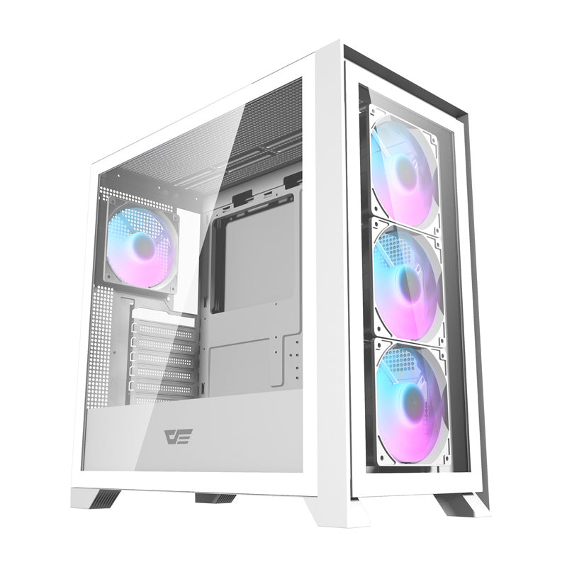 Darkflash DRX90 Glass computer case (white)
