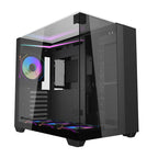 Darkflash TH285 datora korpuss (melns) + 4 ventilatori