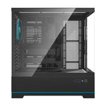 Darkflash DY451 PRO datora korpuss (melns) + 1 ventilators