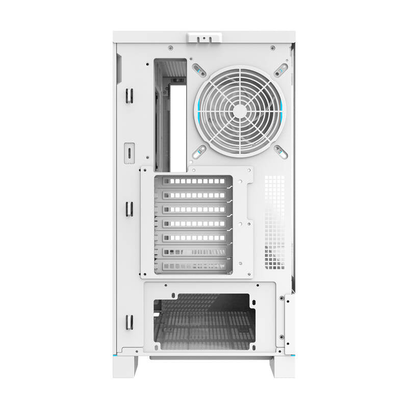 Darkflash DY451 PRO datora korpuss (balts) + 1 ventilators