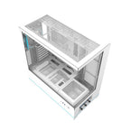 Darkflash DY451 PRO datora korpuss (balts) + 1 ventilators