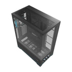 Darkflash DY451L PRO datora korpuss (melns) + 1 ventilators