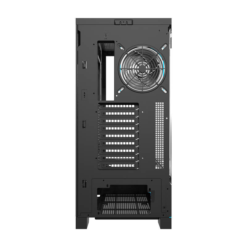 Darkflash DY451L PRO datora korpuss (melns) + 1 ventilators