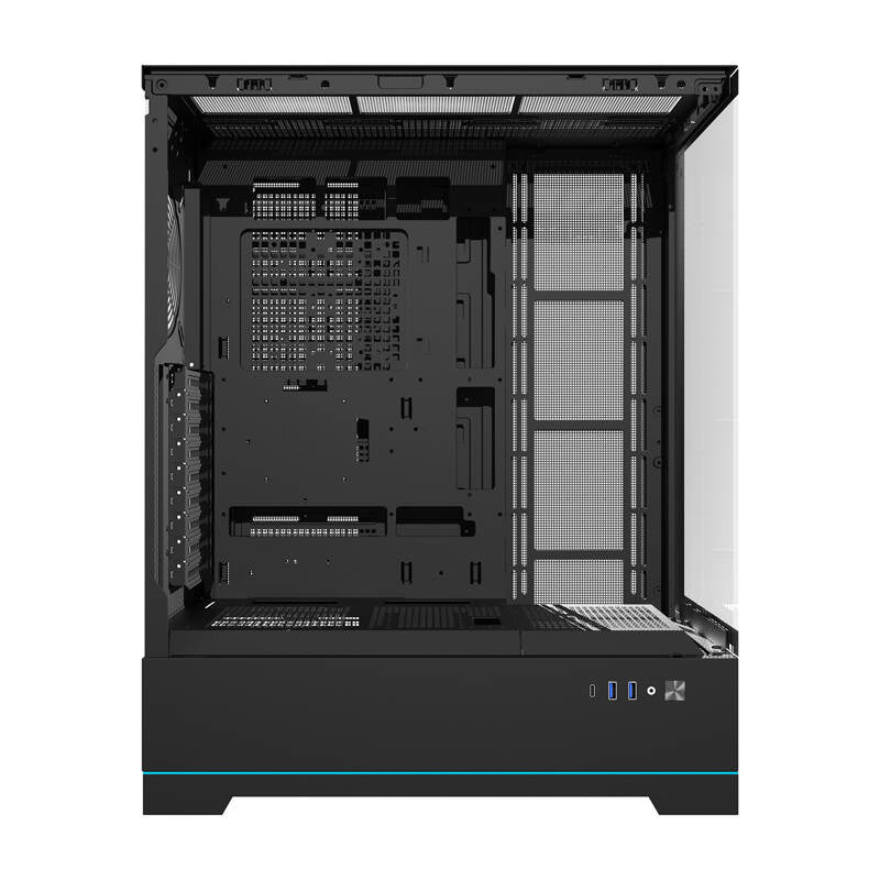Darkflash DY451 datora korpuss bez ventilatoriem (melns)