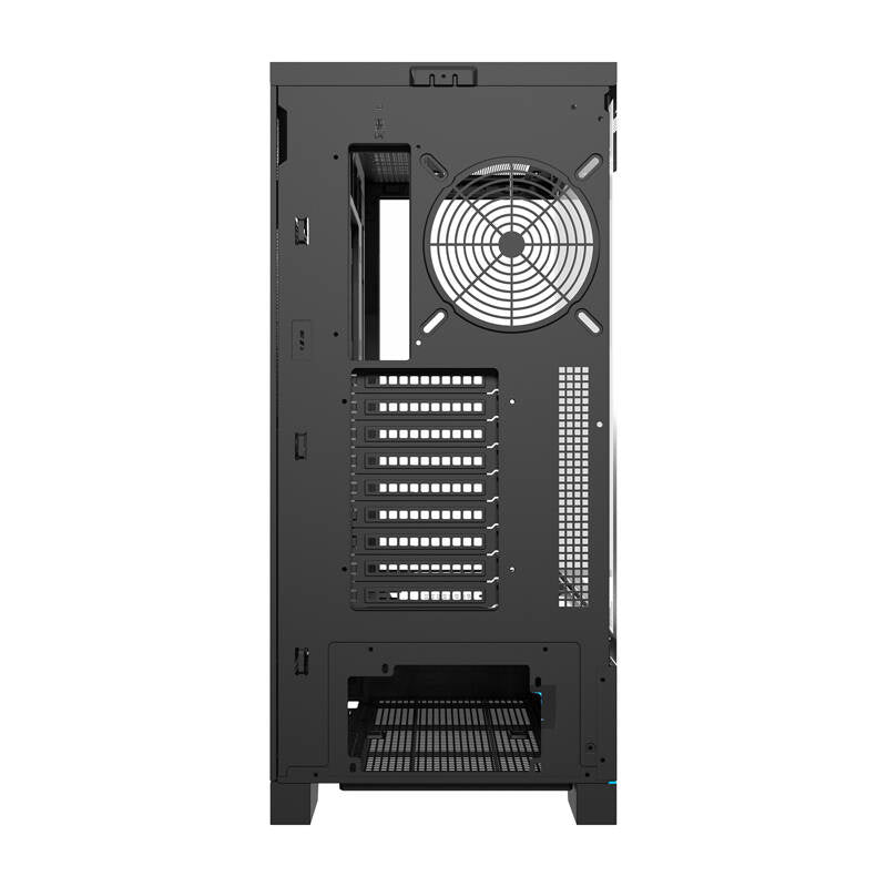 Darkflash DY451 datora korpuss bez ventilatoriem (melns)