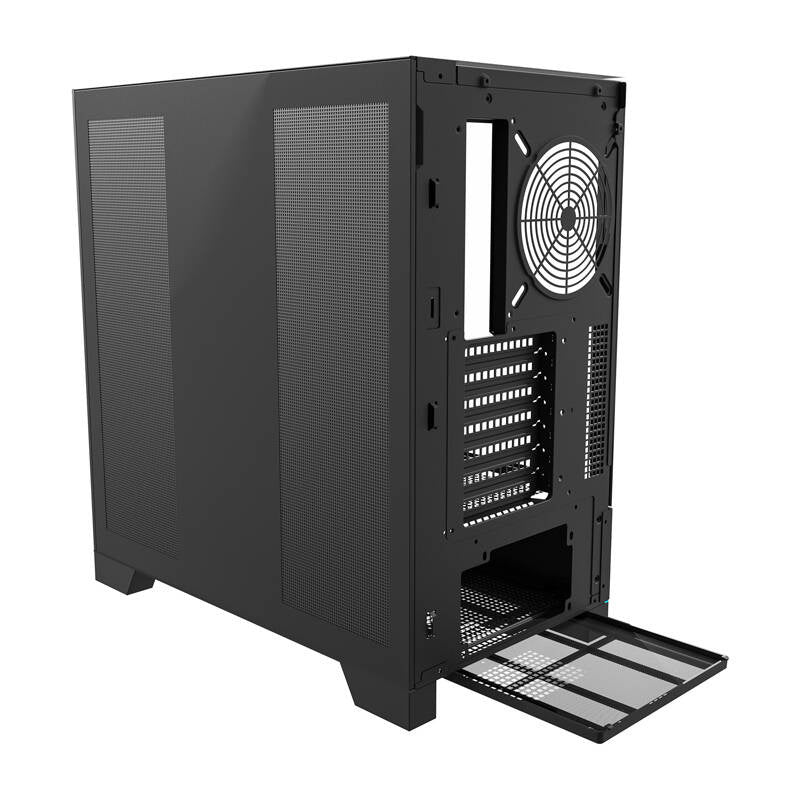 Darkflash DY450 ​​datora korpuss bez ventilatoriem (melns)