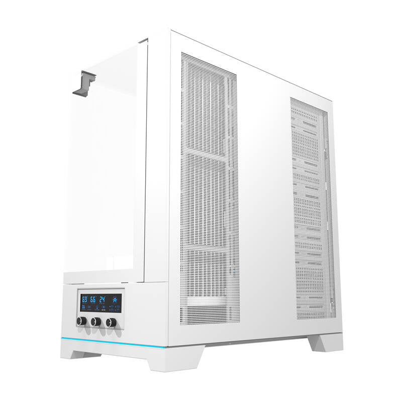 Darkflash DY450 ​​datora korpuss bez ventilatoriem (balts)