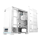 Darkflash DY450 ​​datora korpuss bez ventilatoriem (balts)
