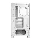 Darkflash DY450 ​​datora korpuss bez ventilatoriem (balts)