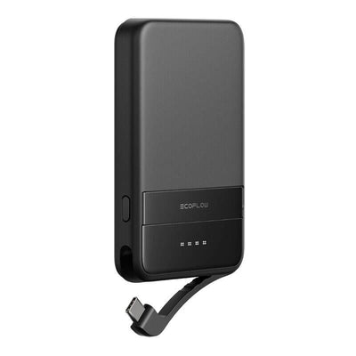 EcoFlow RAPID magnētiskā pārnēsājamā baterija, 5000 mAh, (melna).