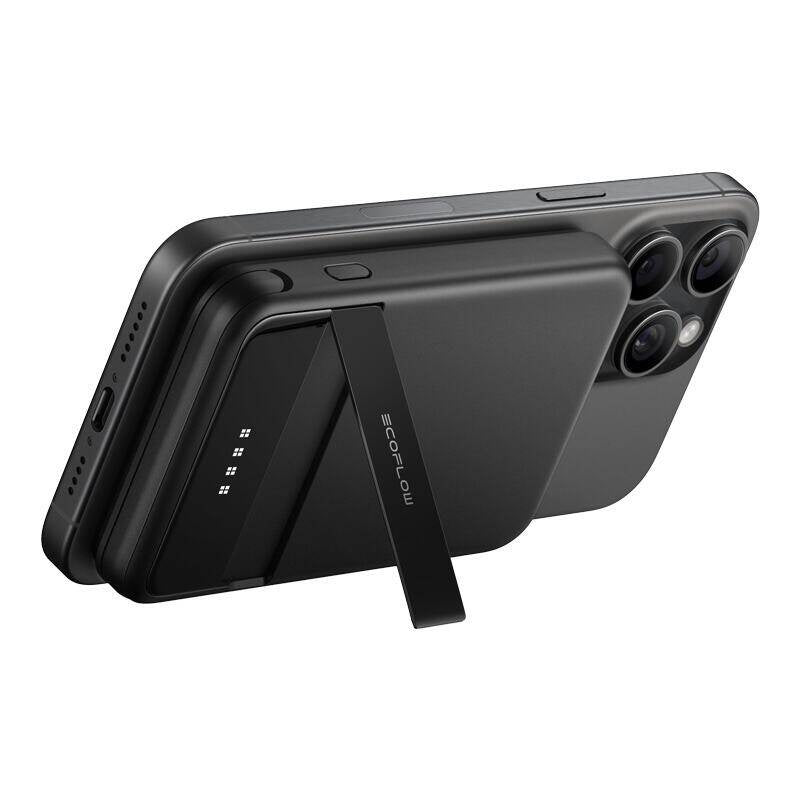 EcoFlow RAPID magnētiskā pārnēsājamā baterija, 5000 mAh, (melna).