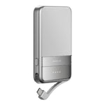 EcoFlow RAPID magnētiskā pārnēsājamā baterija, 5000 mAh, (sudraba krāsā).
