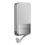 EcoFlow RAPID magnētiskā pārnēsājamā baterija, 5000 mAh, (sudraba krāsā).