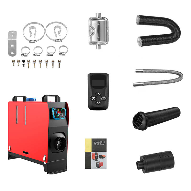 Parking heater Blitzwolf BW-AH-V2B, 5kw, 12V with AC input + adapter
