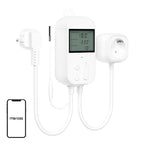 Termostatiskais temperatūras regulators kontaktligzdai Meross MTS960HK (HomeKit)