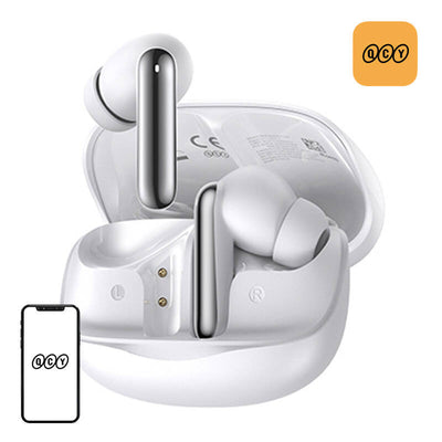 TWS QCY MeloBuds HT12 bezvadu austiņas (baltas)