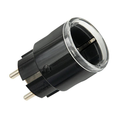 Shelly Plug S MTR Gen3 viedā kontaktligzda (melna)