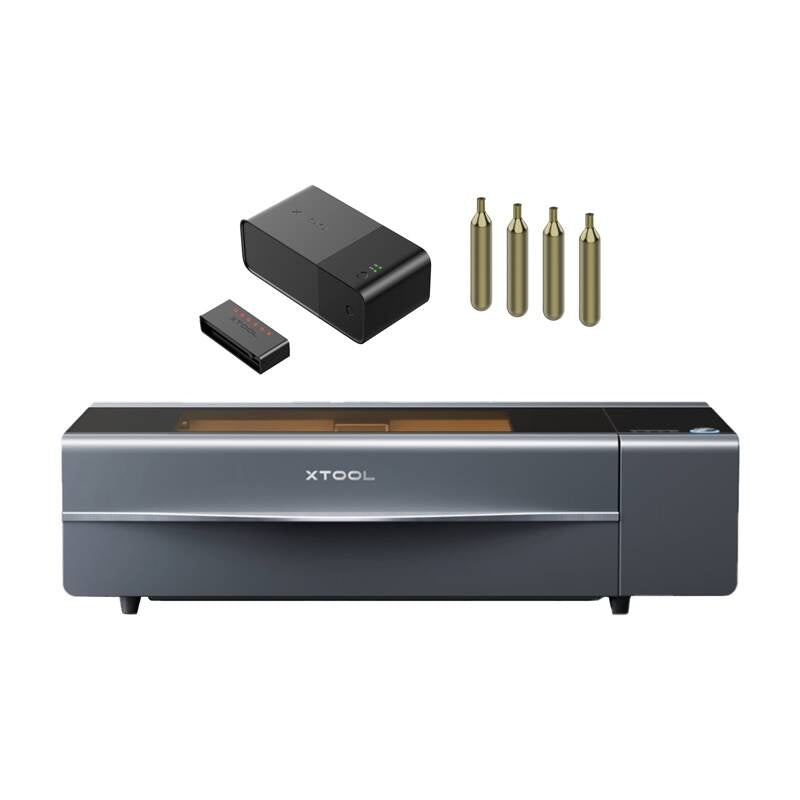 2-in-1 xTool P2S lāzergravēšanas iekārta (pelēka)