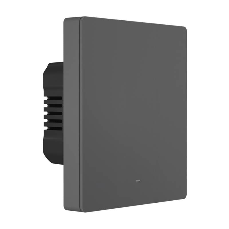 Viedais WiFi sienas slēdzis SONOFF M5-1C-80 (1 kanāls, rāmim, grafīts)