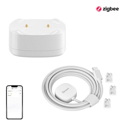 Ūdens noplūdes/plūdu sensoru komplekts ZigBee SONOFF SNZB-05P + kabelis WLDC200