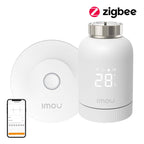 IMOU KIT-TRV1-EU-2 ZigBee termostatiskās galvas komplekts ar 6 adapteriem un vārteju