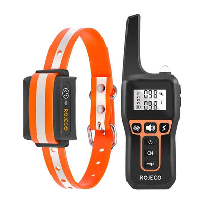 Rojeco 1000m elektriskā riešanas kakla siksna PD529 (oranža)