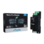 DIN relejs ar enerģijas mērīšanu Shelly Qubino Wave Pro Shutter