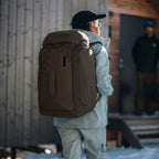 Thule 5157 Roundtrip Rolling Ski and Snowboard Boot Backpack 60L Deep Khaki