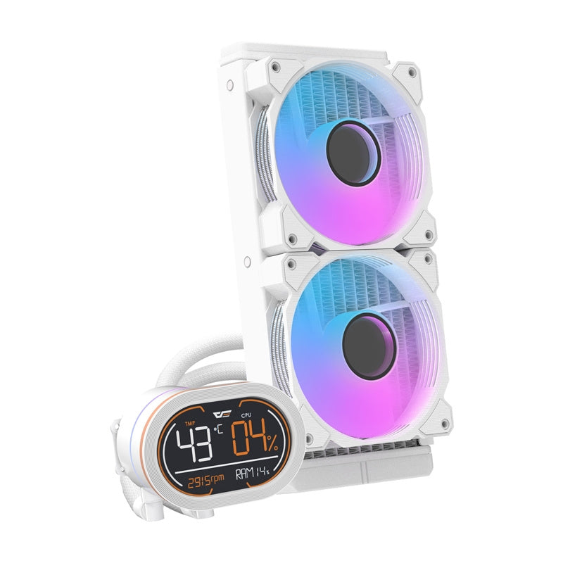 Darkflash DH240D CPU ūdens dzesētājs (balts)