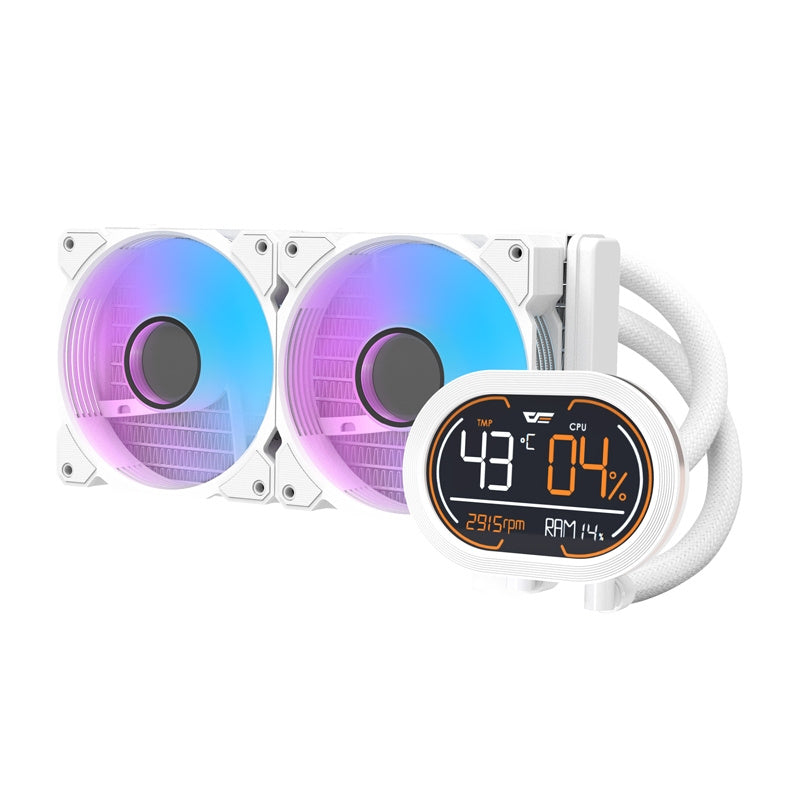 Darkflash DH240D CPU ūdens dzesētājs (balts)