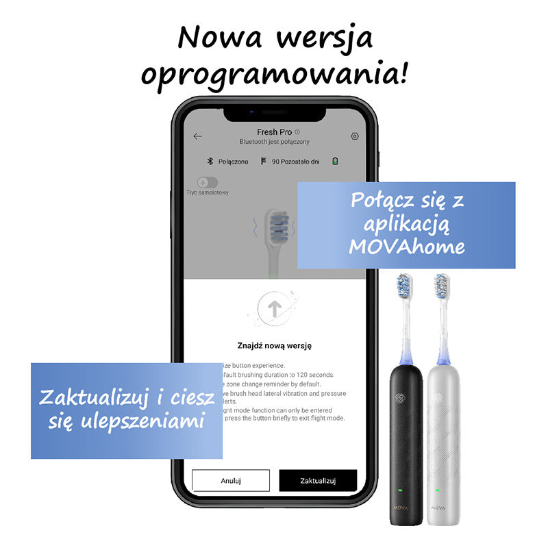 MOVA Fresh Pro Electric Toothbrush (black)