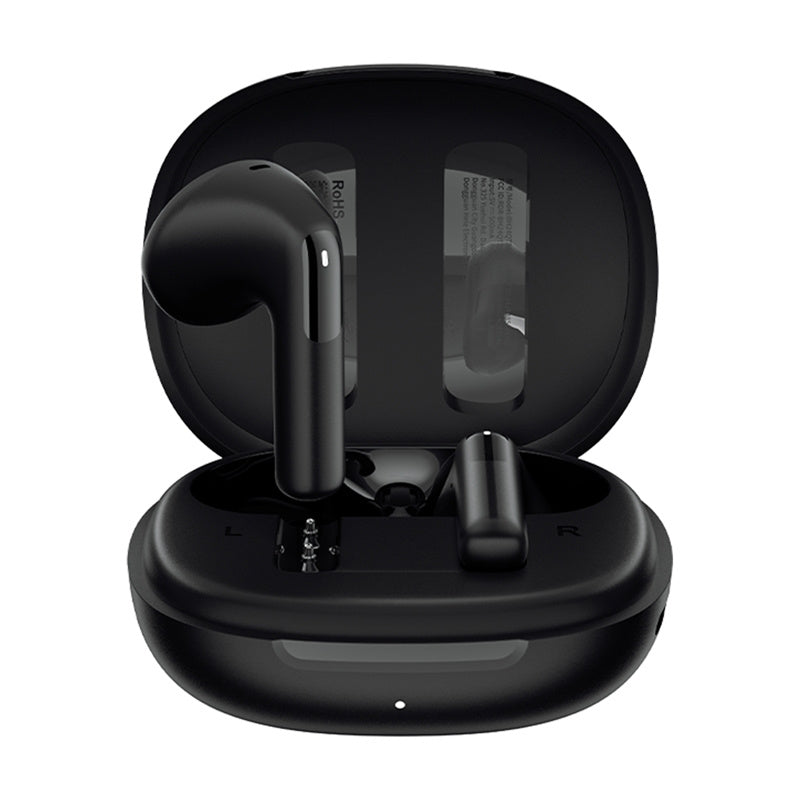 TWS QCY Ailybuds E10 T35 bezvadu austiņas (melna krāsa)