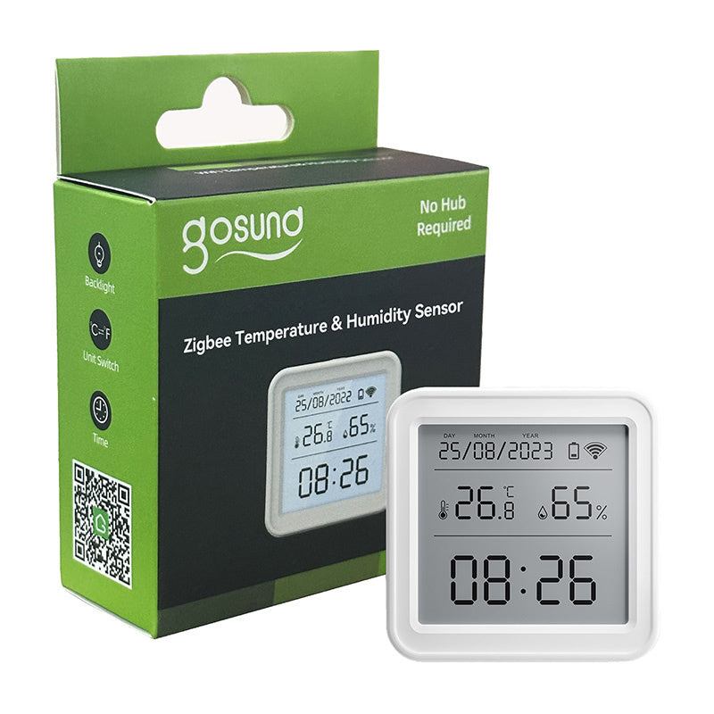 Zigbee Gosund ST17 LCD viedais temperatūras un mitruma sensors Tuya