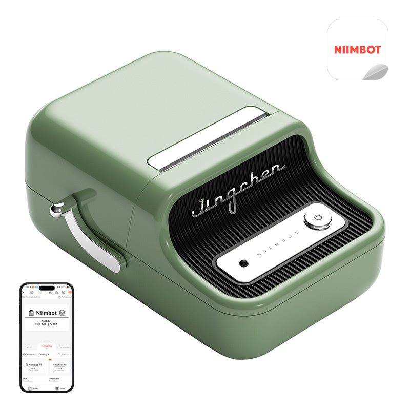 Niimbot B21 Pro pārnēsājamais etiķešu printeris (zaļš)
