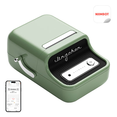 Niimbot B21 Pro pārnēsājamais etiķešu printeris (zaļš)
