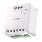 SONOFF MINI-D viedais WiFi vielas slēdzis (maiņstrāvas/līdzstrāvas 12–48 V, sausais kontakts)