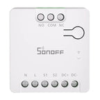 SONOFF MINI-D viedais WiFi vielas slēdzis (maiņstrāvas/līdzstrāvas 12–48 V, sausais kontakts)