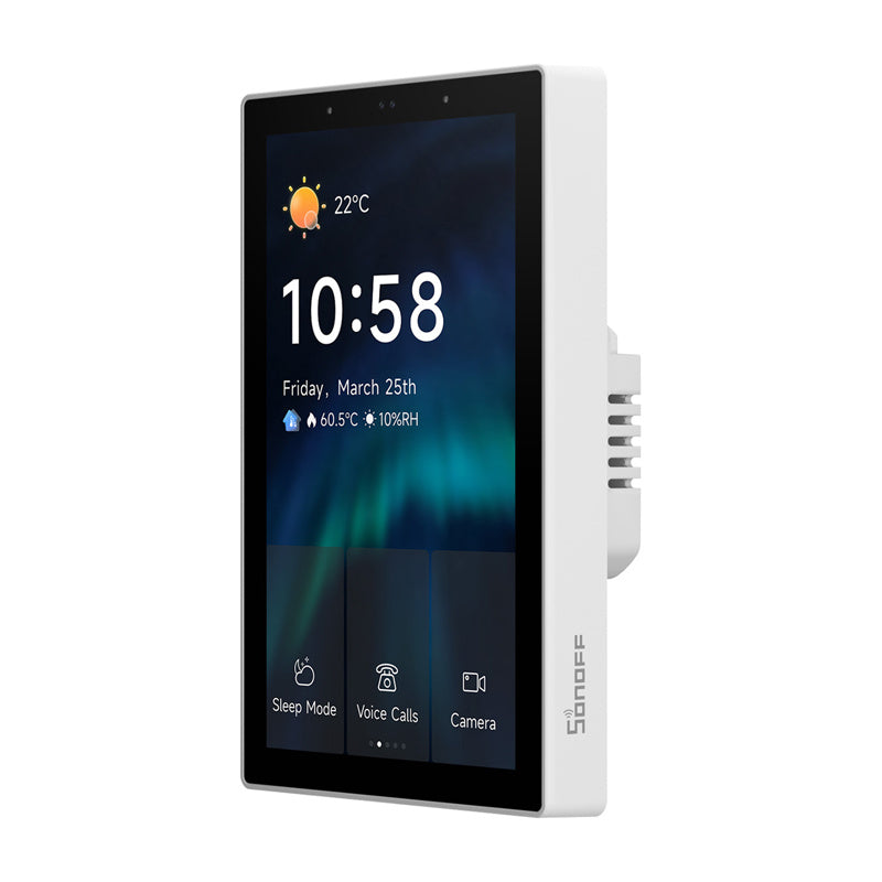 SONOFF NSPanel Pro 120 viedais vadības panelis ar WiFi/Bluetooth/ZigBee atbalstu (balts)