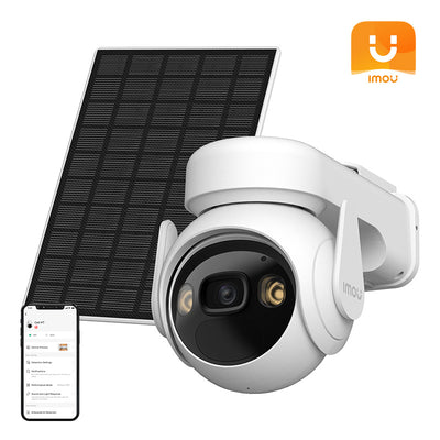 Rotējoša āra WiFi kamera ar saules paneli IMOU Cell PT komplekts (C tips)