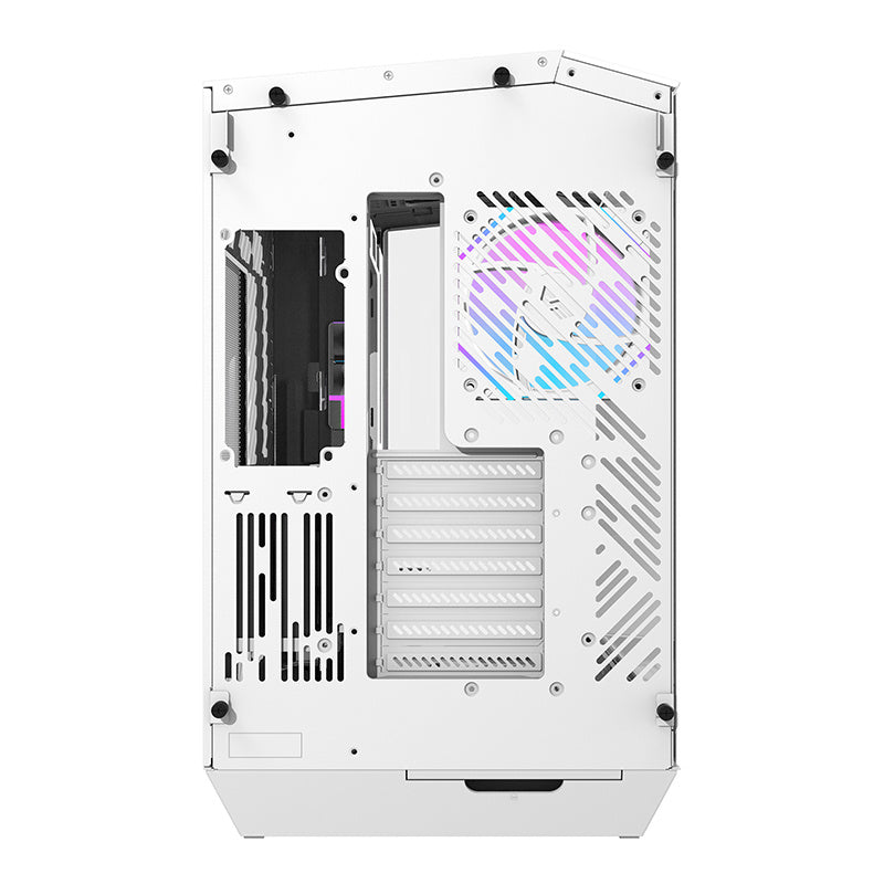 Darkflash DY470 datora korpuss (balts) + 4 ventilatori + GPU kronšteins
