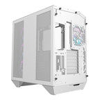Darkflash DY470 datora korpuss (balts) + 4 ventilatori + GPU kronšteins
